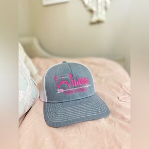 Wildlife Outfitters Gray and Pink Cap